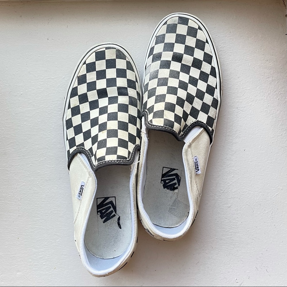 Black and White Checkered Vans